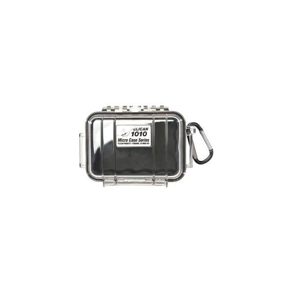 Pelican Products Pelican 1010 Watertight Micro Case With Liner 5-7/8" x 4-5/8" x 2-1/8", Black 1010-025-110 - main